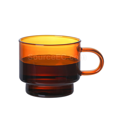 Customization Colored Glass Coffee Cup Promotional Products