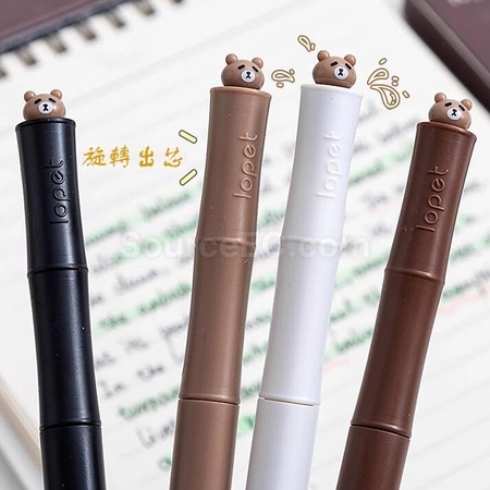Customization Bear/Capybara Twist and Turn Gel Pen Promotional Products