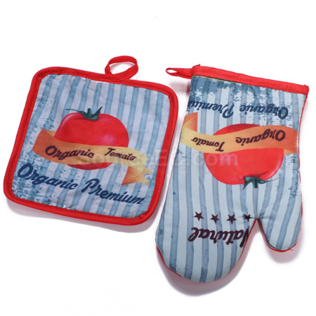 Customization Two-piece set of microwave anti-scald gloves and mats Promotional Products