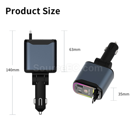 Customization 4-in-1 Retractable Cable Super Fast Charging  Promotional Products