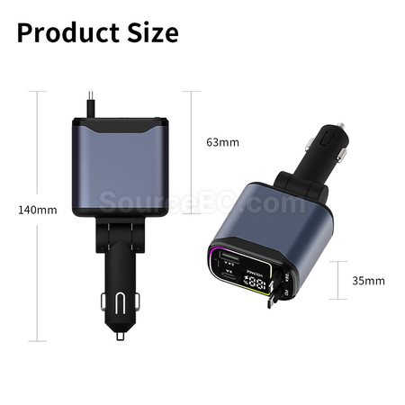 Customization 4-in-1 Retractable Cable Super Fast Charging  Promotional Products