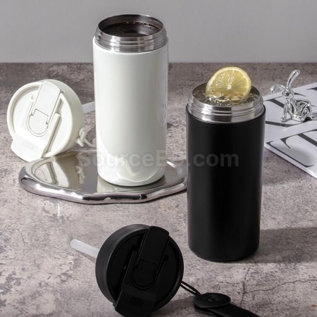 Customization Double Drink Coffee Cup 316 Stainless Steel Thermos Cup Promotional Products