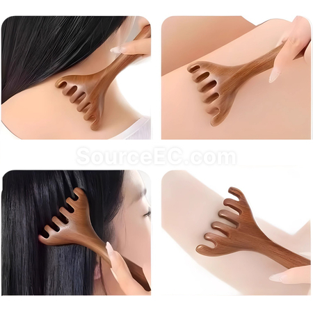 Customization Wooden Massager Comb Promotional Products
