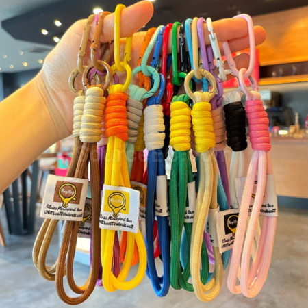 Customization Weaving rope lanyard keychain Promotional Products
