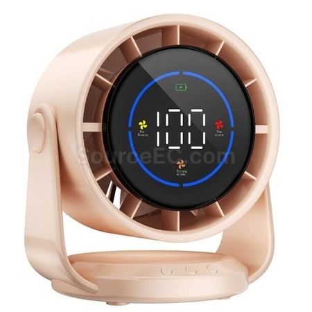 Customization Desktop Shaking Digital Display Fan Promotional Products