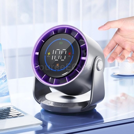 Customization Desktop Shaking Digital Display Fan Promotional Products