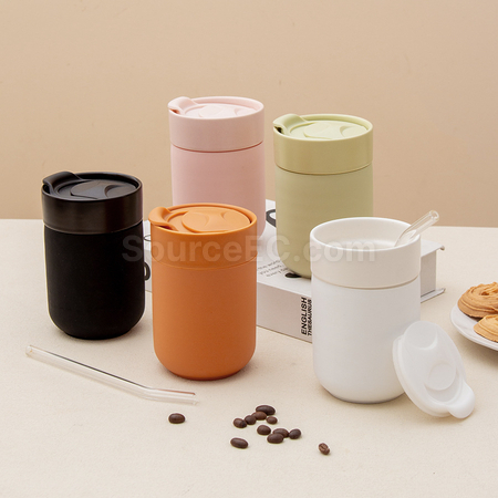Customization Travel Silicone Ceramic Mug  Promotional Products