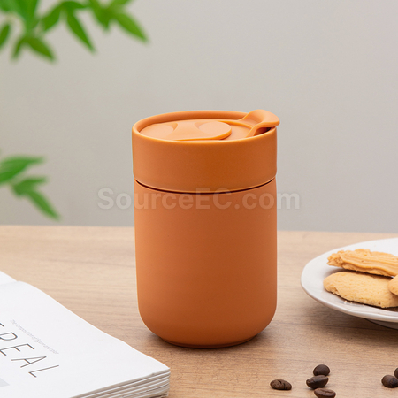 Customization Travel Silicone Ceramic Mug  Promotional Products
