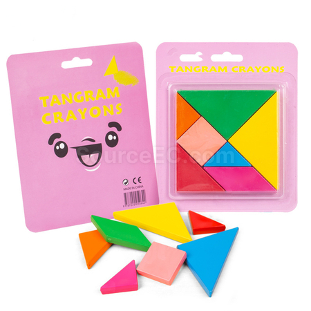 Customization Tangram Crayon Promotional Products