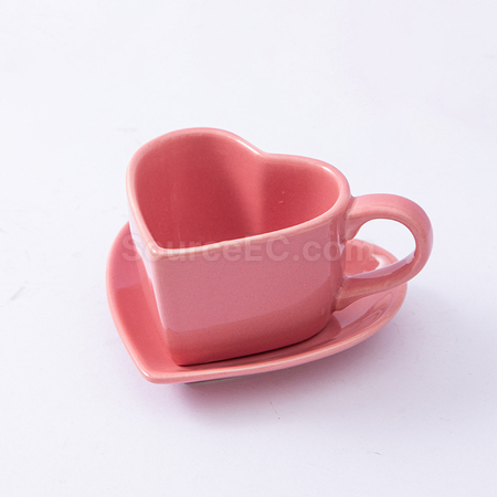 Customization Ceramic Coffee cup And Saucer Set Promotional Products