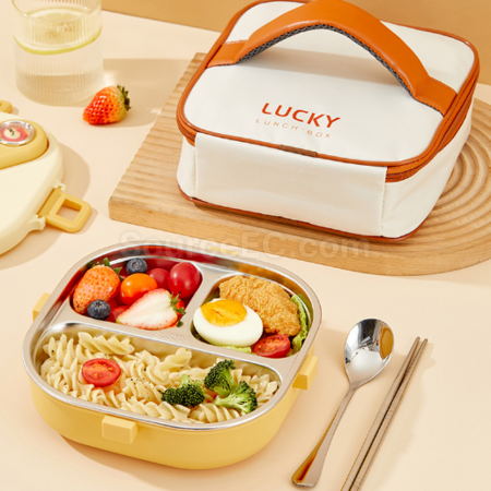 Customization 304 square insulated compartment lunch box Promotional Products