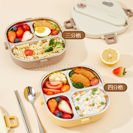 Customization 304 square insulated compartment lunch box Promotional Products