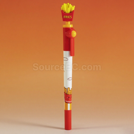 Customization Hamburger and fries rotating quick-drying pen Promotional Products