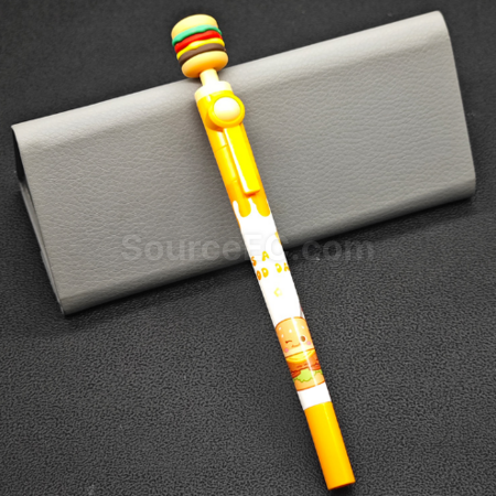 Customization Hamburger and fries rotating quick-drying pen Promotional Products
