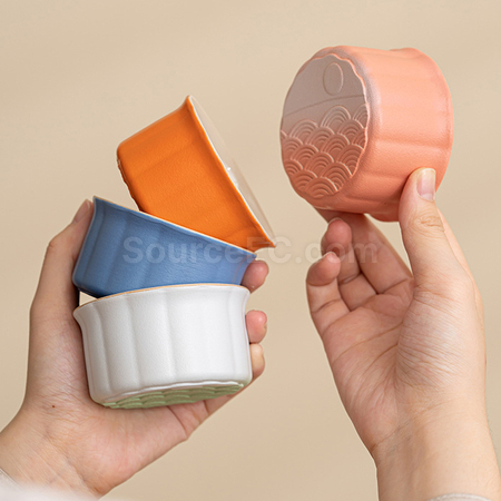 Customization Mooncake-shaped Tea Cup Set Promotional Products
