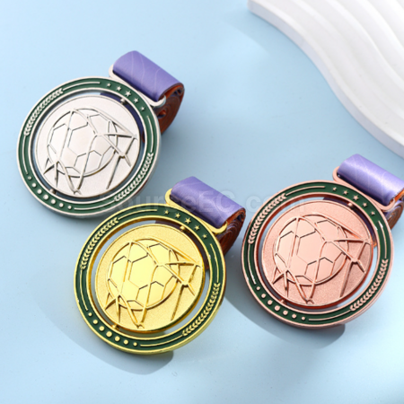 Customization Metal rotating medal Promotional Products