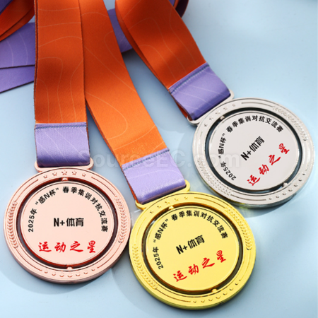 Customization Metal rotating medal Promotional Products