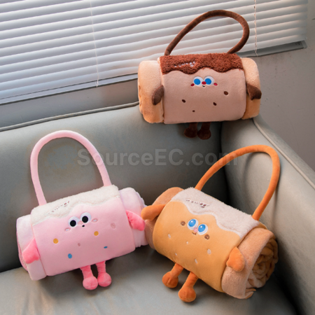 Customization Cartoon pillow and blanket 2-in-1 Promotional Products