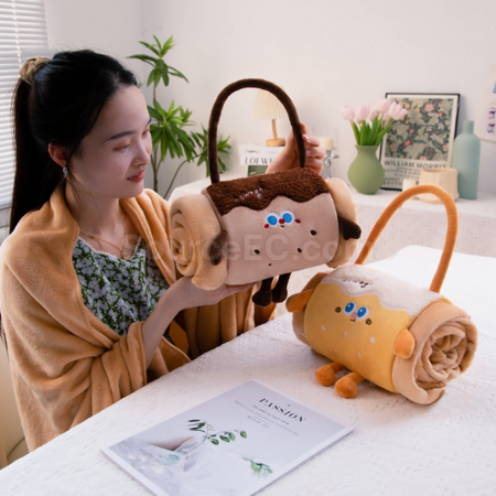 Customization Cartoon pillow and blanket 2-in-1 Promotional Products