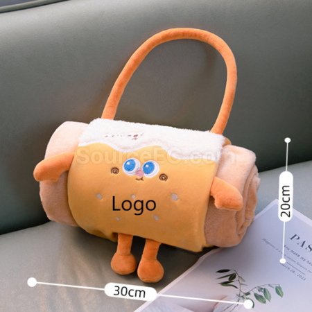 Customization Cartoon pillow and blanket 2-in-1 Promotional Products