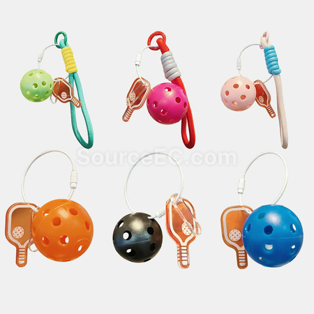 Customization Pickleball Keychain Promotional Products