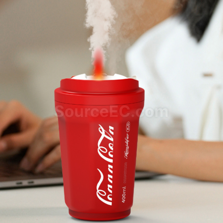 Customization Coke-shaped wireless night light humidifier Promotional Products