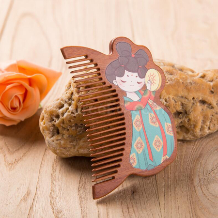 Customization Wooden Comb Gift Box Promotional Products