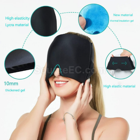 Customization Cold and hot compress ice pack headgear and eye mask Promotional Products