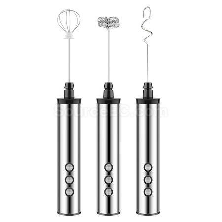 Customization Rechargeable 3-in-1 Milk Frother Promotional Products