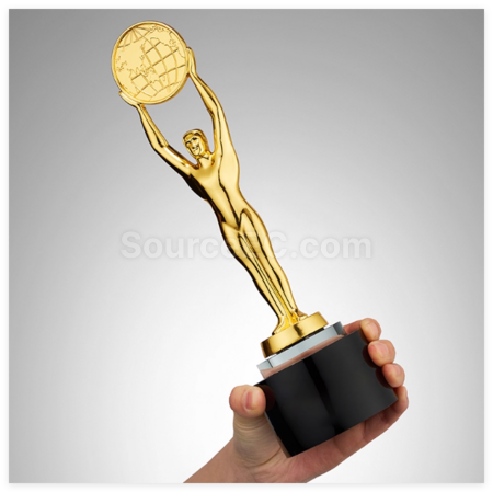 Customization Golden Man Trophy Promotional Products