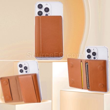 Customization Tri-Fold Stand Magnetic Card Holder Promotional Products