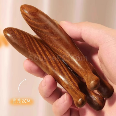Customization Multifunctional 4-in-1 Sandalwood Massage Comb Promotional Products