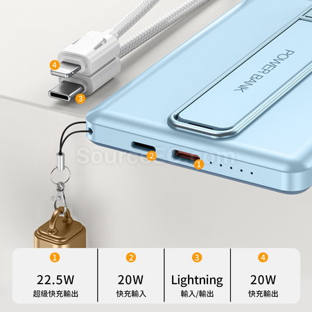 Customization Ultra-thin Magnetic Wireless Power Bank Promotional Products
