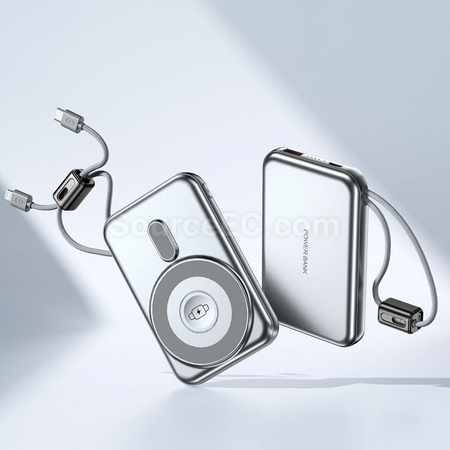 Customization 3-In-1 Magnetic Mobile Power Bank Promotional Products