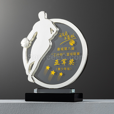 Customization Basketball Crystal Trophy Promotional Products