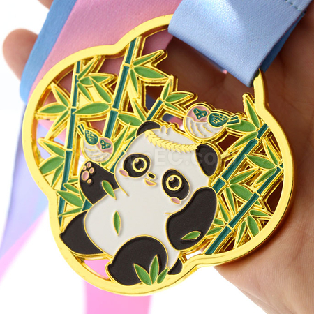 Customization Panda Metal Medal Promotional Products