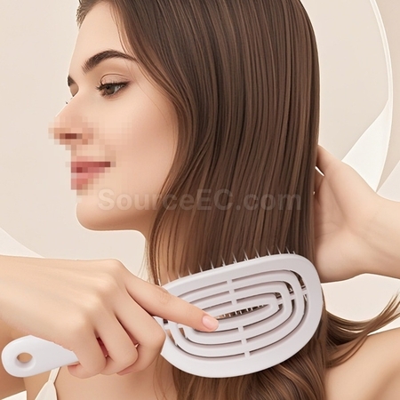 Customization Fluffy Massage Air Cushion Self-Cleaning Hair Brush Promotional Products