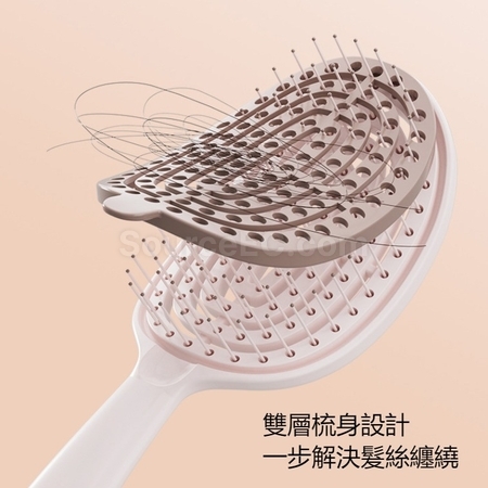 Customization Fluffy Massage Air Cushion Self-Cleaning Hair Brush Promotional Products