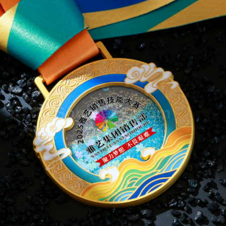 Customization Quicksand Metal Medal Promotional Products