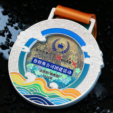 Customization Quicksand Metal Medal Promotional Products