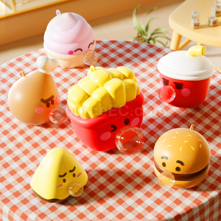 Customization Hamburger and French fries squeeze toy for stress relief Promotional Products