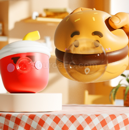 Customization Hamburger and French fries squeeze toy for stress relief Promotional Products
