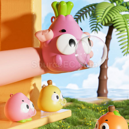 Customization Exploding Eye Fruit Squishy Stress Relief Toy Promotional Products