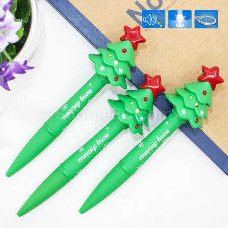 Customization LED Christmas Tree Pen Promotional Products