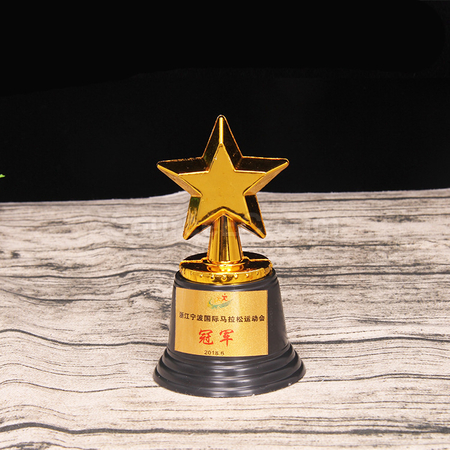 Customization Plastic Star Trophy Promotional Products