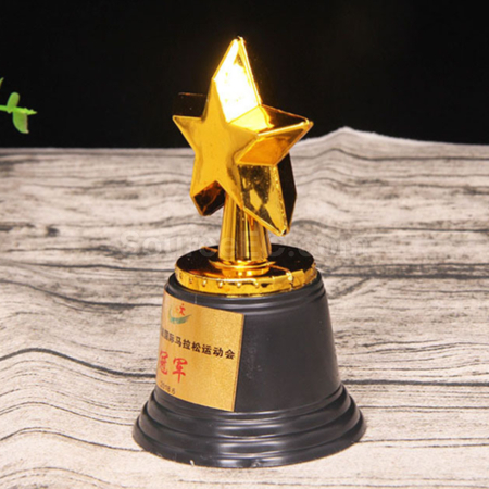 Customization Plastic Star Trophy Promotional Products
