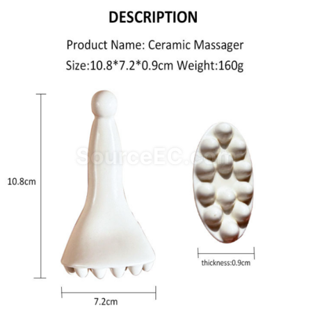 Customization Ceramic beauty massage gua sha board Promotional Products