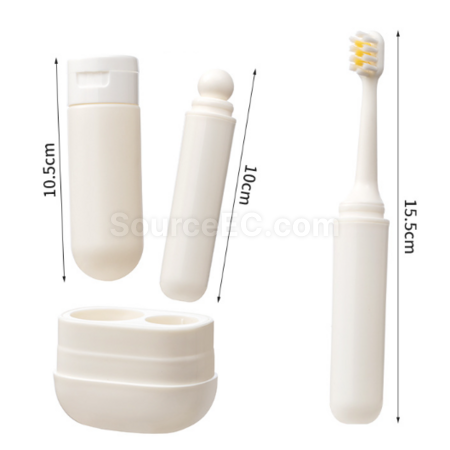 Customization Essential portable travel toothbrush set for travel Promotional Products