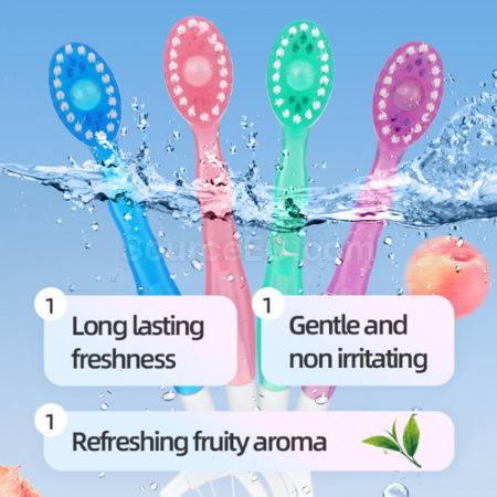 Customization Disposable portable soft-bristle toothbrush with floss Promotional Products