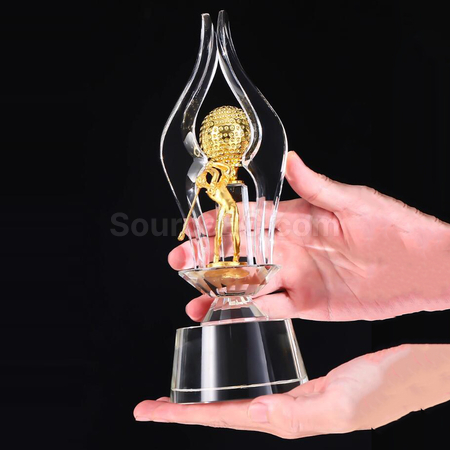 Customization Crystal Golf Trophy Promotional Products
